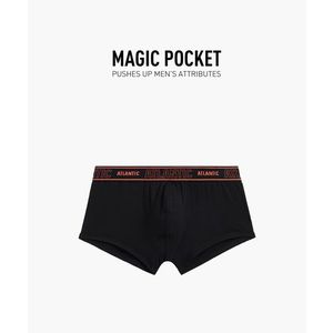 Pánské boxerky ATLANTIC Magic Pocket - černé obraz