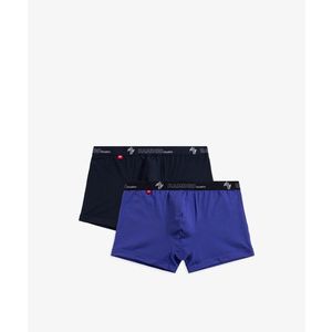 Pánské boxerky ATLANTIC 2Pack - tmavě modré/fialové obraz