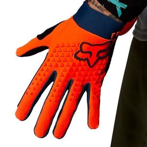 Pánské cyklistické rukavice Fox Defend oranžové obraz