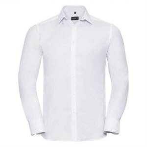Men's Long Sleeve Herringbone Shirt Russell obraz