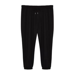 Trendyol Plus Size Black Oversize Comfortable 100% Cotton Sweatpants obraz