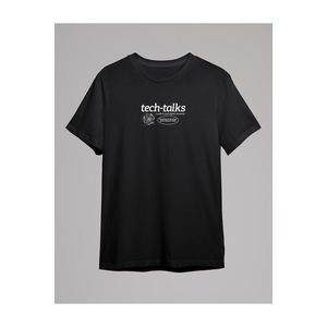 Trendyol Black Text Printed Regular/Normal Cut T-shirt obraz