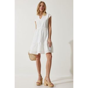 White light dress obraz