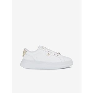Bílé dámské kožené tenisky Tommy Hilfiger Pointy Court Sneaker Hardware obraz