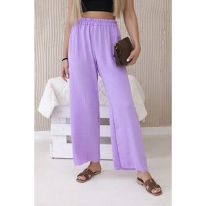 Široké nohavice fialové obraz
