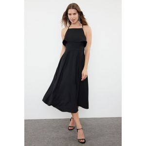 Trendyol Black A-Line Woven Dress obraz