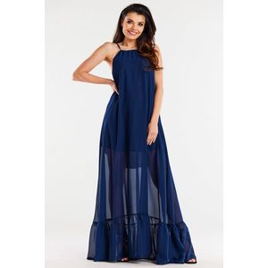 Awama Woman's Dress A516 Navy Blue obraz