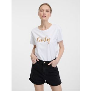 Orsay Bílé dámské tričko s krátkým rukávem - Dámské obraz