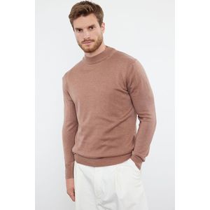 Trendyol Tile FL Slim Half Turtleneck Plain Knitwear Sweater obraz