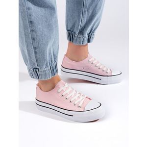 Shelvt Pink women's sneakers obraz