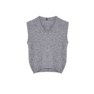 Trendyol Gray Wool Knitwear Sweater obraz