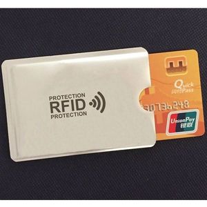 Ochranný obal na kartu RFID Strieborná obraz