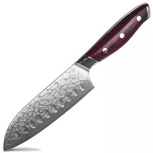 Damaškový kuchyňský nůž Mijazaki Small Santoku obraz