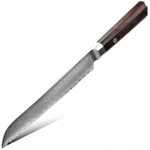 Damaškový kuchyňský nůž Iwaki Bread obraz