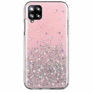 WOZINSKY Wozinsky Star Glitter silikonové pouzdro pro Samsung Galaxy A42 5G růžová obraz