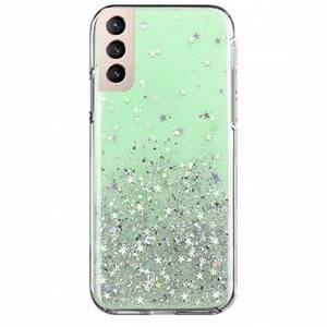 WOZINSKY Wozinsky Star Glitter silikonové pouzdro pro Samsung Galaxy S21 Ultra 5G zelená obraz