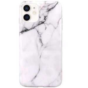 WOZINSKY Wozinsky Marble silikónové pouzdro pro Apple iPhone 13 bílá obraz