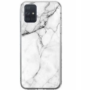 WOZINSKY Wozinsky Marble silikónové pouzdro pro Samsung Galaxy A71 bílá obraz