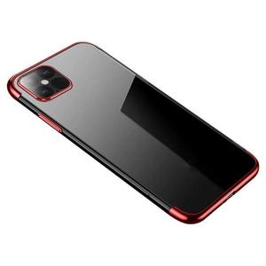 IZMAEL.eu Pouzdro Clear Color s barevným lemem pro Apple iPhone 13 pro Apple iPhone 13 Pro Max červená obraz