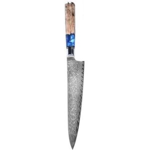 Damaškový kuchyňský nůž Hakusan Chef/Modrá obraz