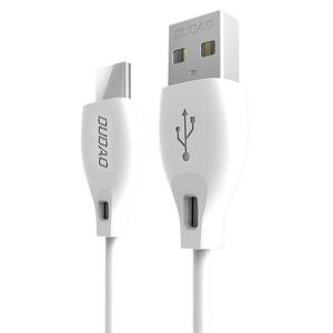 Dudao kabel USB typu C 2.1A 1m (L4T 1m) Bílý obraz