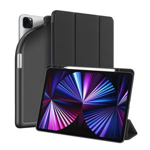 DUX DUCIS DUX DUCIS Osem TPU gelový kryt na tablet s víceúhlovým stojanem a funkcí Smart pro iPad pro Apple iPad 12.9" Pro 2021 černá obraz