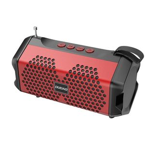 Bezdrátový Bluetooth 5.0 reproduktor Dudao 3W 500mAh rádio Červená obraz
