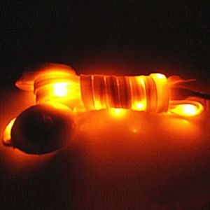 LED šňůrky do bot Oranžová obraz