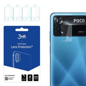 4x Sklo na kameru 3mk pro Xiaomi Poco X4 Pro 5G KP20543 obraz