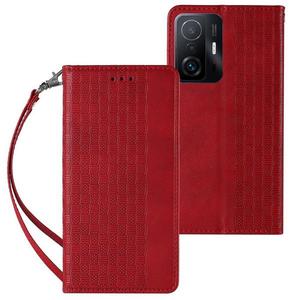 IZMAEL.eu Magnetické knížkové pouzdro Strap pro Samsung Galaxy A52 5G červená obraz