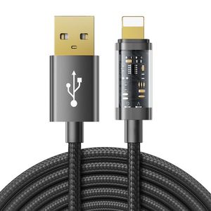 Joyroom USB kabel Lightning pro nabíjení / přenos dat 2, 4 A 20 W 2 M Černá obraz