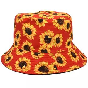 Klobouk Sunflower Červená obraz