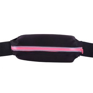 Fit slim běžecký pásek Černá/Růžová obraz