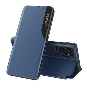 IZMAEL.eu Elegantní knižkové pouzdro View Case pro Samsung Galaxy S23 Ultra modrá obraz