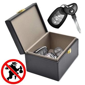 Faraday box ochranná skříňka pro klíče od auta Černá obraz