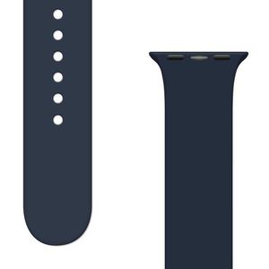 Silikonový řemínek APS na hodinky pro Apple Watch Ultra / 8/7/6/5/4/3/2 / SE (49/45/44 / 42 mm) Tmavo Modrá obraz
