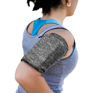 Elastická páska na ruku na behanie Fitness - Sivá obraz