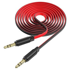 HOCO propojovací kabel 3, 5mm na 3, 5mm 1m Černá/Červená obraz