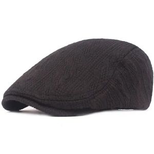 Pánský pletený baret Černá obraz