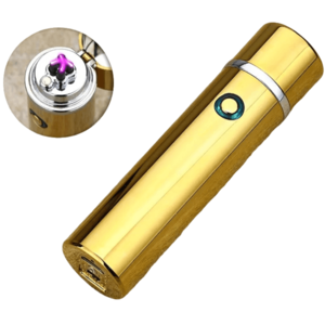 Elektrický zapalovač s USB nabíjením Loop Zlatá obraz