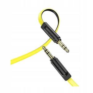 HOCO propojovací kabel 3, 5mm na 3, 5mm 1m Černá/Žlutá obraz