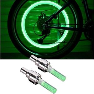 Led osvetlenie na bicykle-Zelená obraz
