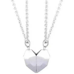 IZMAEL Náhrdelníky Magnet Heart Stříbrná KP26948 obraz