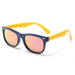 Polarizované sluneční brýle pro děti UV ochrana Žlutá/tmavě modrá obraz