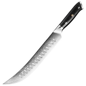 Damaškový kuchyňský nůž Fuču Slicing/Černá obraz