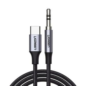 Ugreen – Adaptér zvukového kabelu – Typ C pro jack 3, 5 mm – 1 m – Tmavě šedá obraz