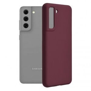 Techsuit Silikonové pouzdro Soft Color pro Samsung Galaxy S21 FE fialová obraz