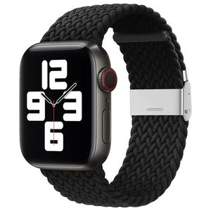 Kvalitní Řemínek pro Apple Watch 1/2/3/4/5/6/7/8/9/SE/SE 2/Ultra/Ultra 2 (42/44/45/49mm) Černá obraz