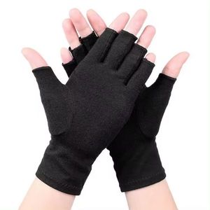 Kompresné rukavice Simple Černá/S obraz