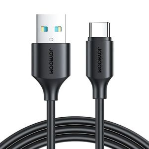 JoyRoom kabel USB A na USB C 0.25m Černá obraz
